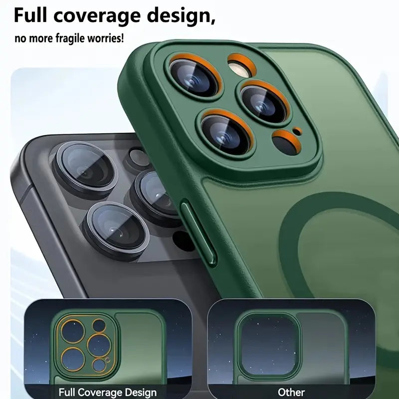 Premium Matte Clear Case for iPhone 17 | Wireless Charging Supported