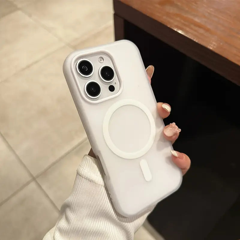 Matte Luxury Candy-Colored Phone Case for iPhone 17 | Shockproof & Magnetic Wireless Charging