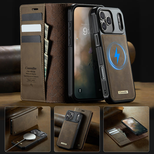 MagSafe 3-Slot Wallet Case for iPhone with RFID Shielding & Wireless Charging