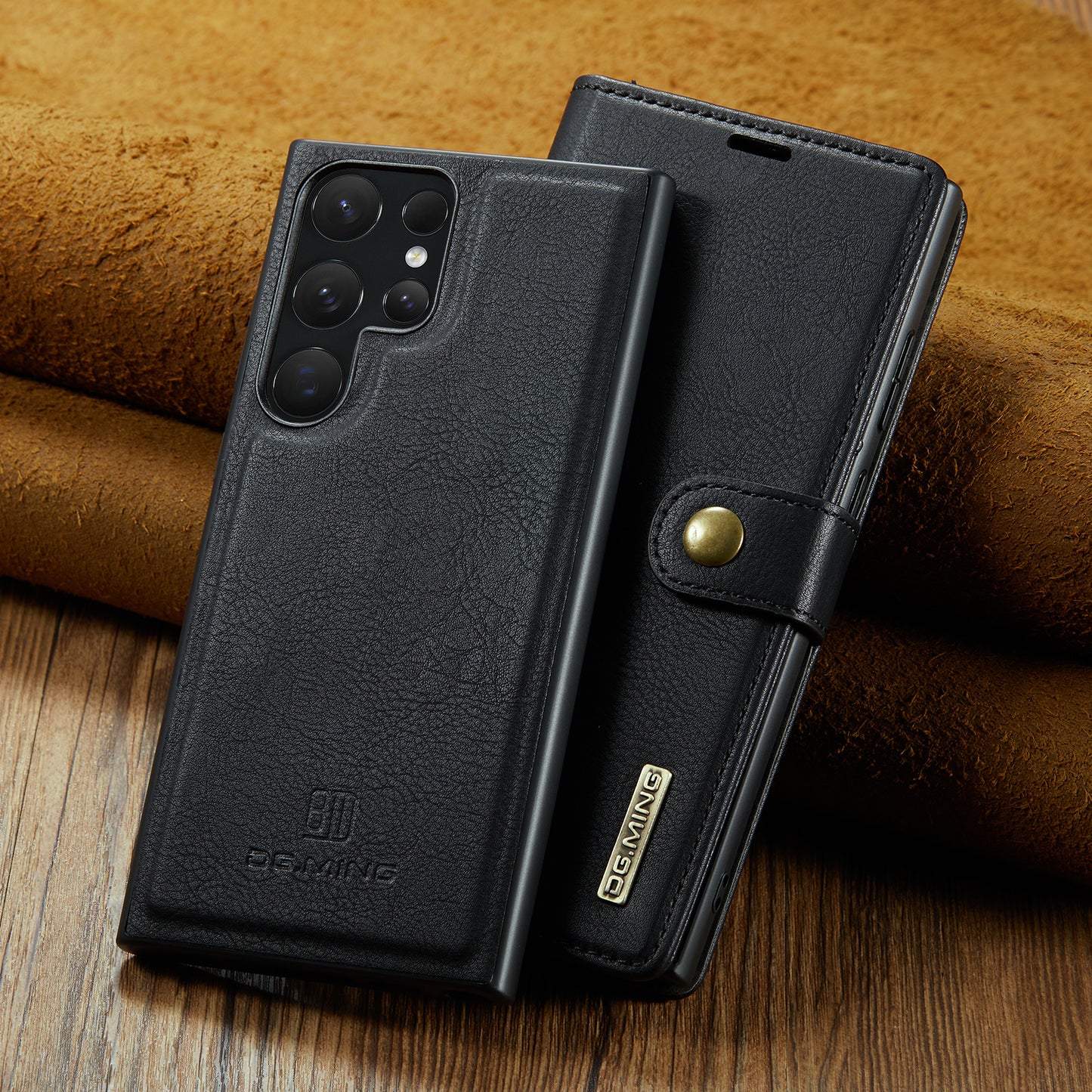 2 in 1 Detachable Flip Leather Case for Samsung Galaxy S25 Ultra