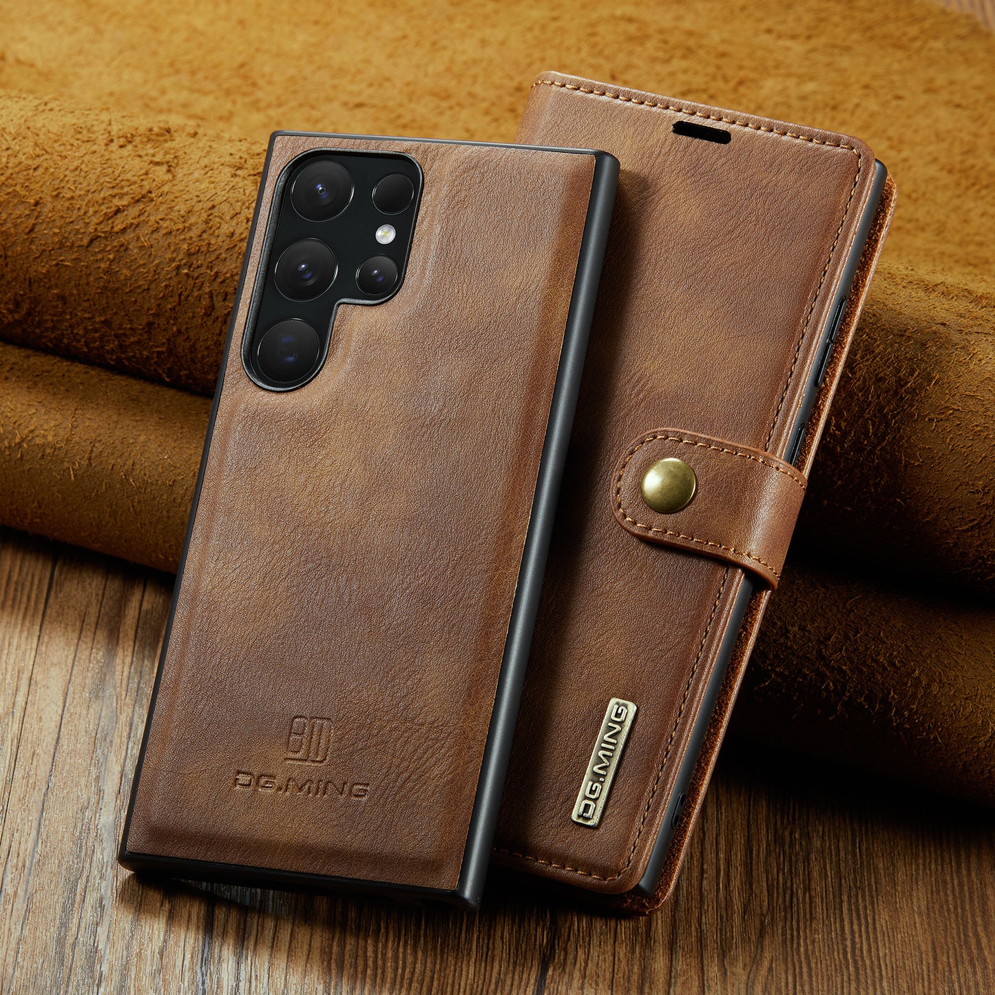 2 in 1 Detachable Flip Leather Case for Samsung Galaxy S25 Ultra