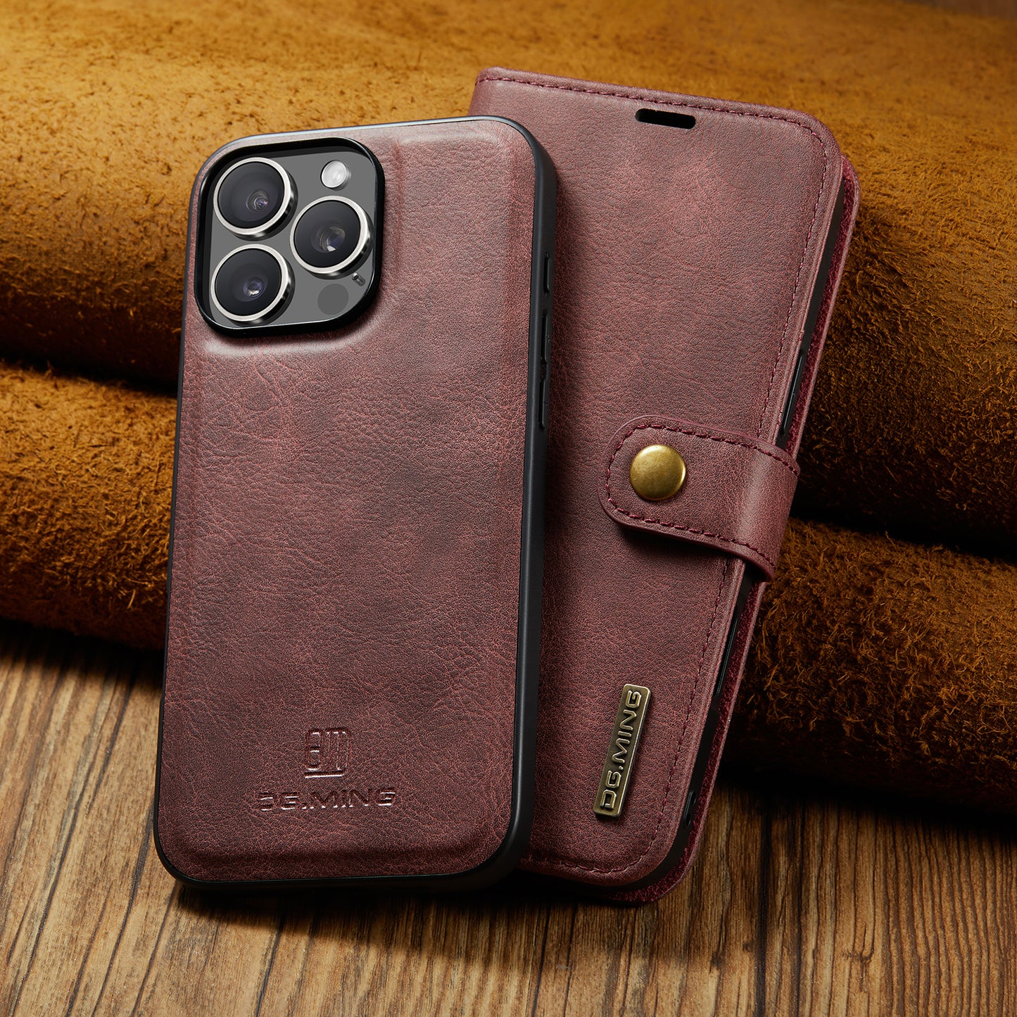 2 in 1 Detachable Flip Leather Case for iPhone 11 Pro Max