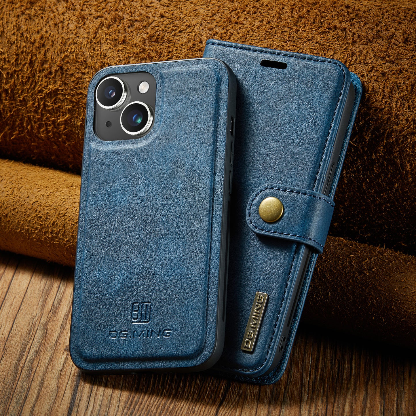 2 in 1 Detachable Flip Leather Case for iPhone 14 Plus