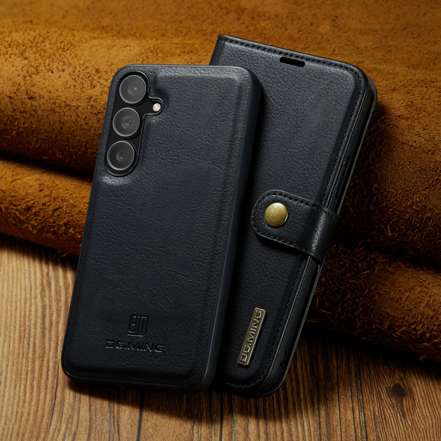 2 in 1 Detachable Flip Leather Case for Samsung Galaxy S24