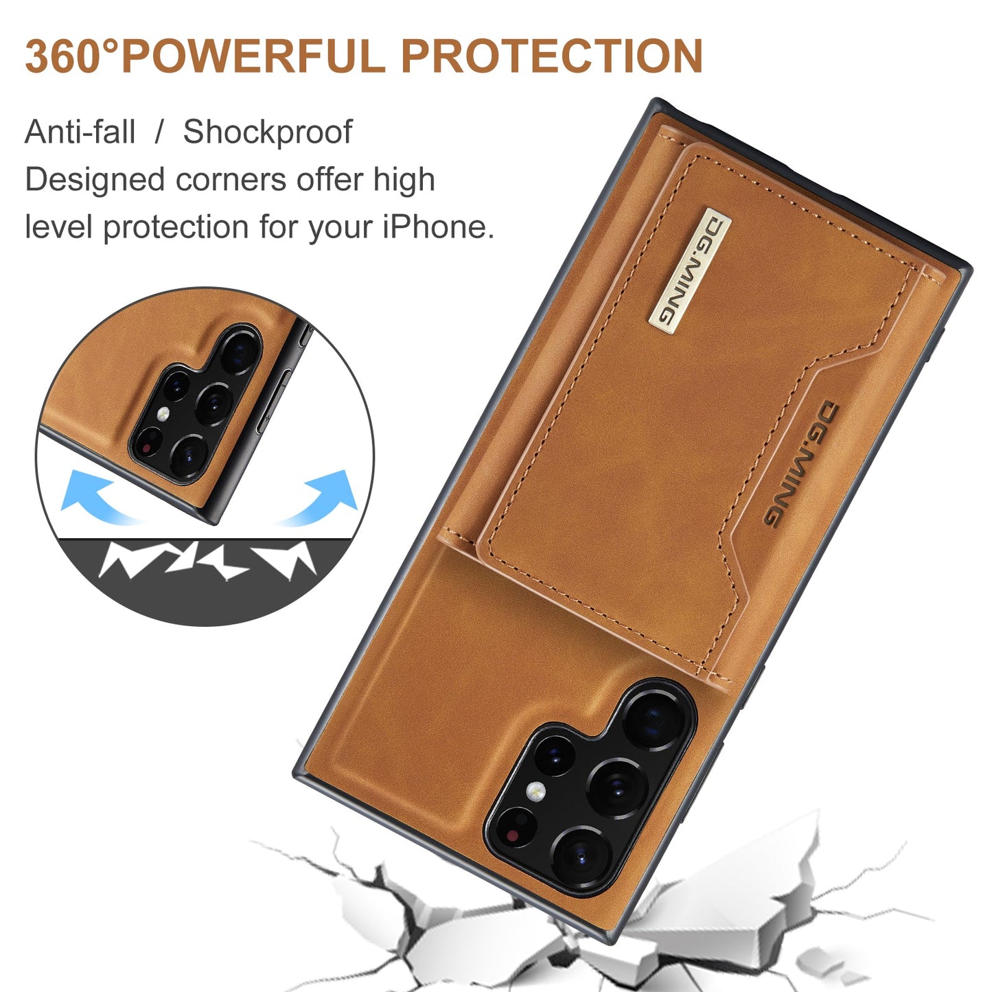 2 in 1 Detachable Leather Wallet Case For Samsung Galaxy A