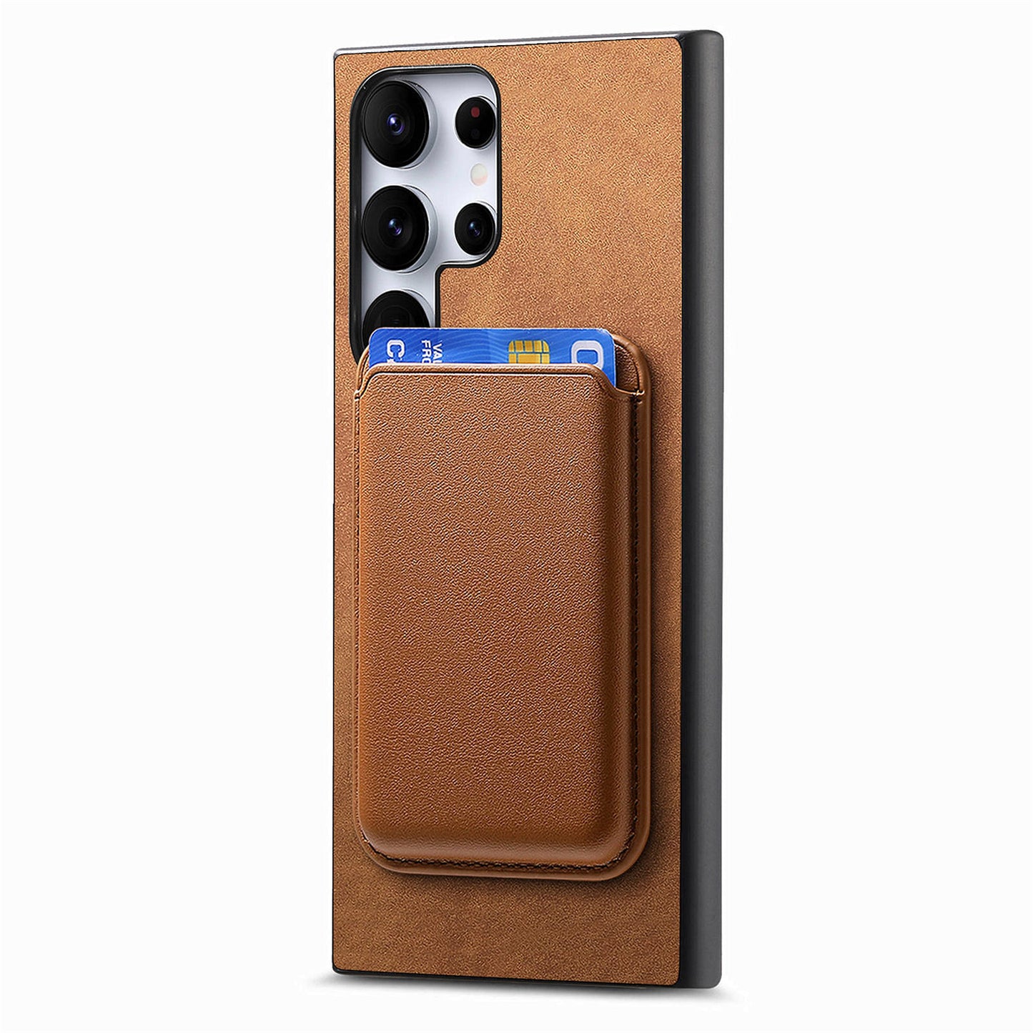 Simple Detachable Magnetic Wallet Phone Case for Samsung Galaxy