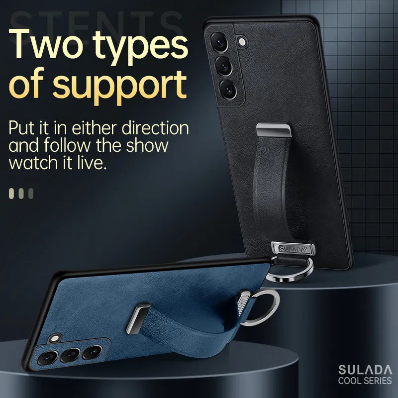 Luxury Hand Strap Case for Samsung Galaxy