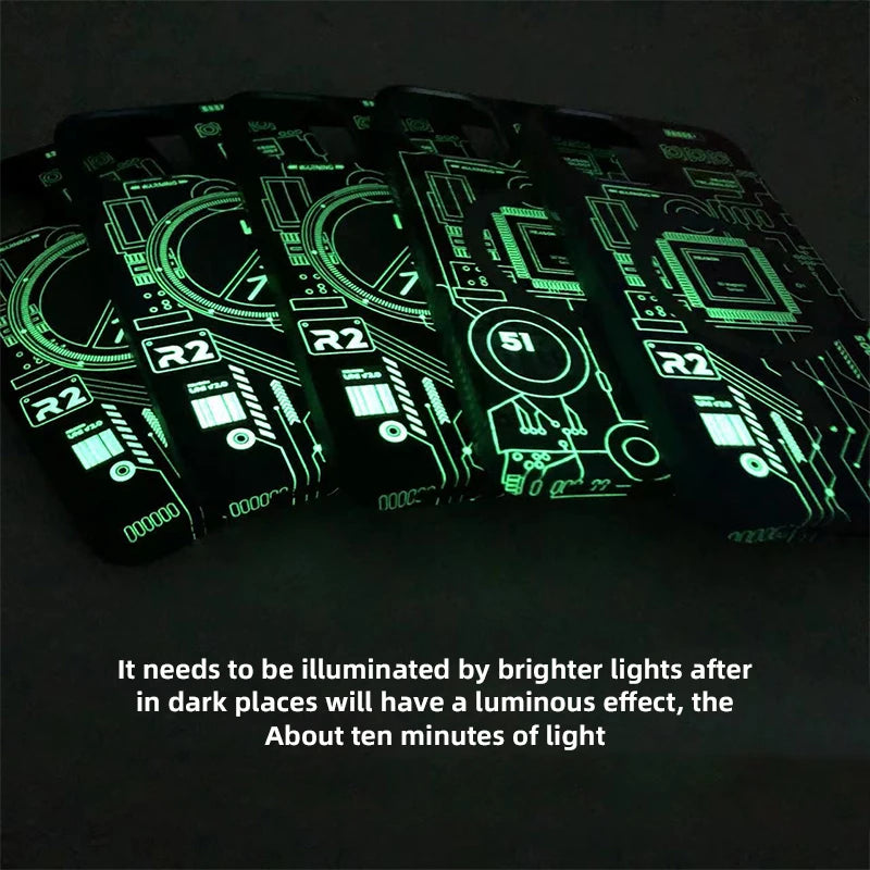 Luxury Magnetic Luminous Phone Case for iPhone