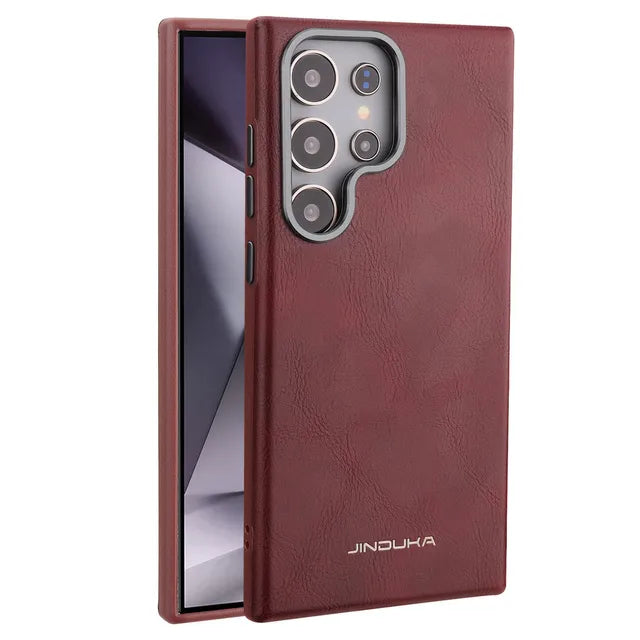 Magnetic Leather Case for Samsung Galaxy