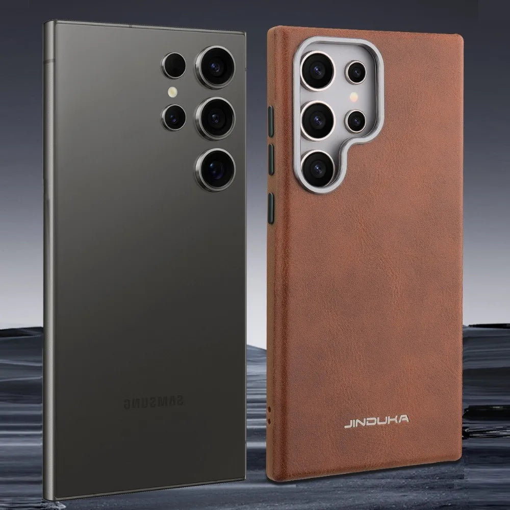 Magnetic Leather Case for Samsung Galaxy