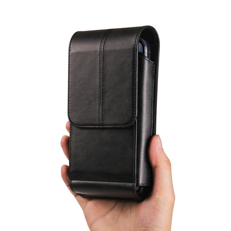 Deluxe Leather Belt-Looped Phone Carrier