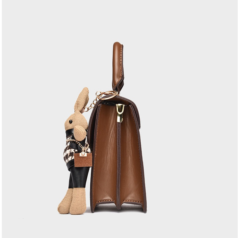 Mini Bag with Kangaroo Doll Crossbody Bag - Small Shoulder Bag, Phone Wallet