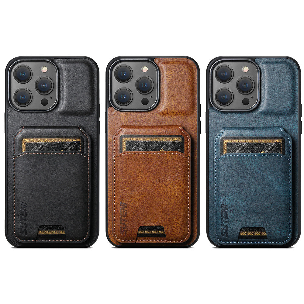 Retro Card Holder Phone Case for iPhone