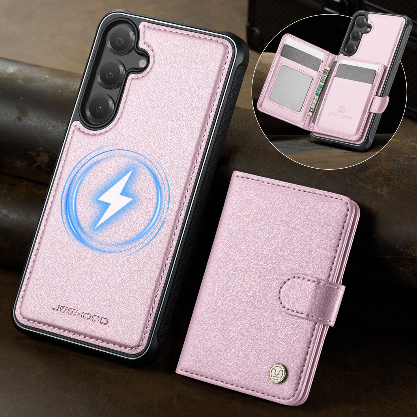 Detachable Magsafe Card Holder Phone Case for Samsung