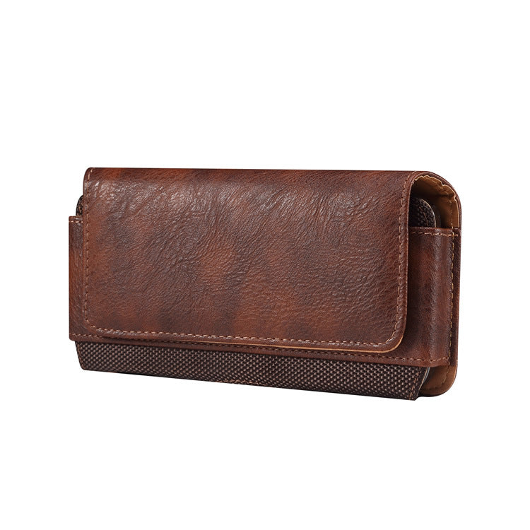 Upscale Leather Phone Holster with Belt Clip