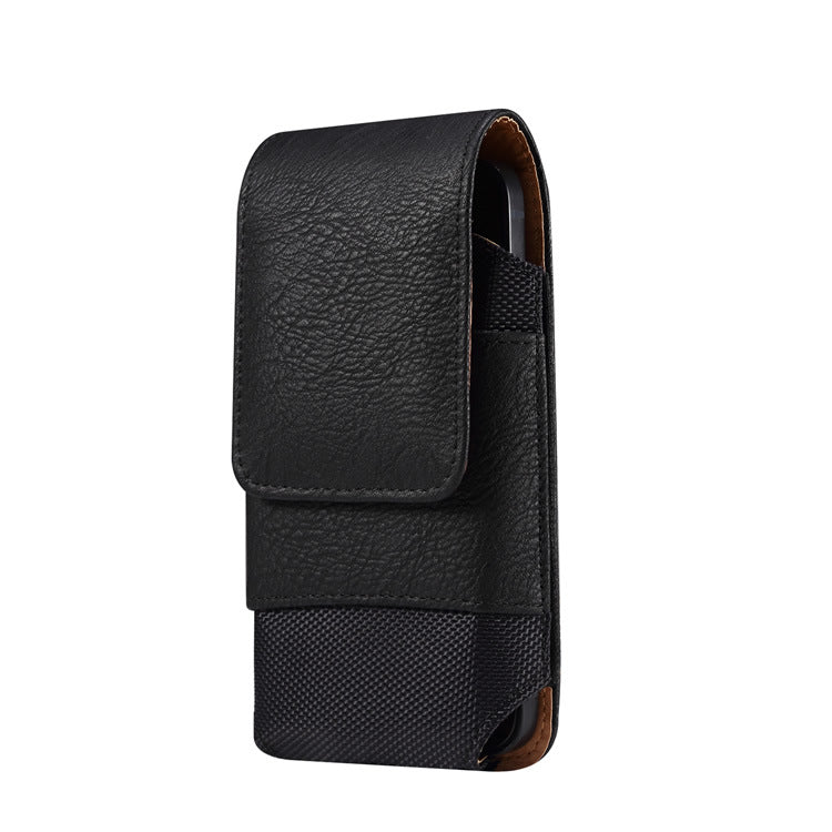 Classy Genuine Leather Clip-On Phone Belt Wallet