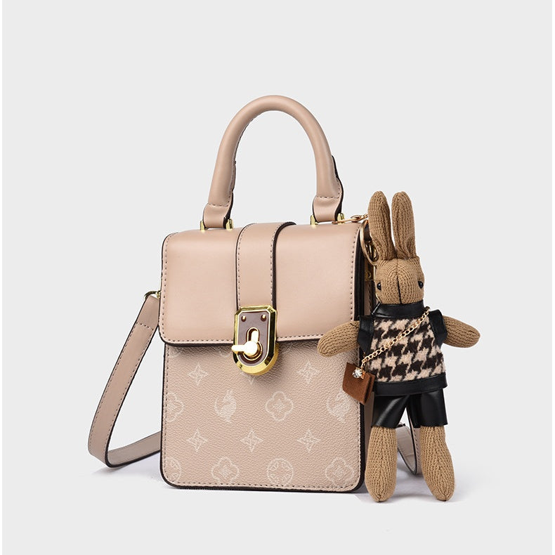 Mini Bag with Kangaroo Doll Crossbody Bag - Small Shoulder Bag, Phone Wallet
