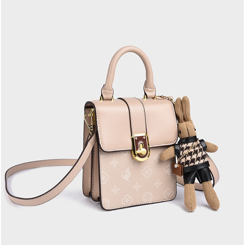 Mini Bag with Kangaroo Doll Crossbody Bag - Small Shoulder Bag, Phone Wallet