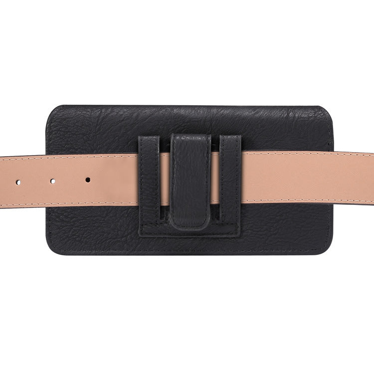 Upscale Leather Phone Holster with Belt Clip