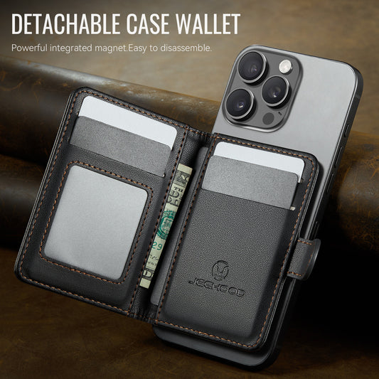 Universal RFID Leather MagSafe Card Holder for iPhone