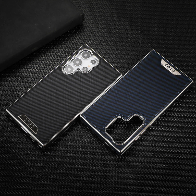 Magnetic Carbon Electroplating Luxury Case for Samsung Galaxy