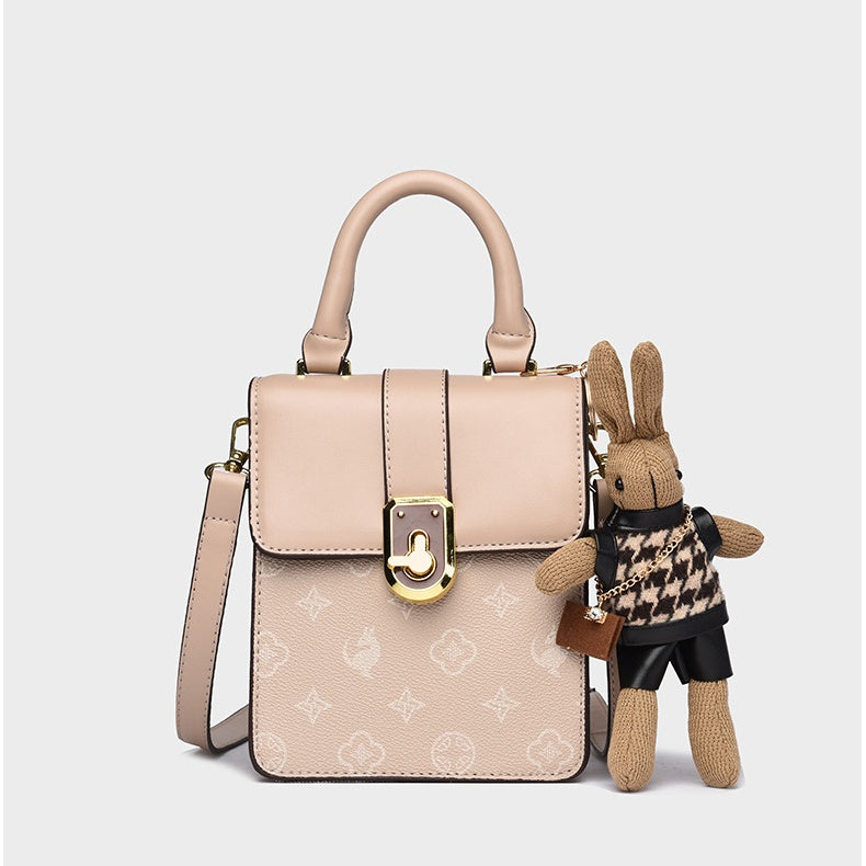 Mini Bag with Kangaroo Doll Crossbody Bag - Small Shoulder Bag, Phone Wallet