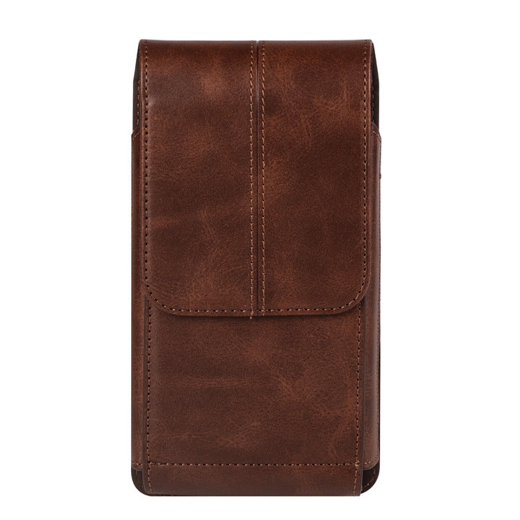 Deluxe Leather Belt-Looped Phone Carrier