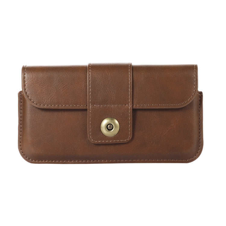 Sophisticated Leather Cellphone Belt Bag