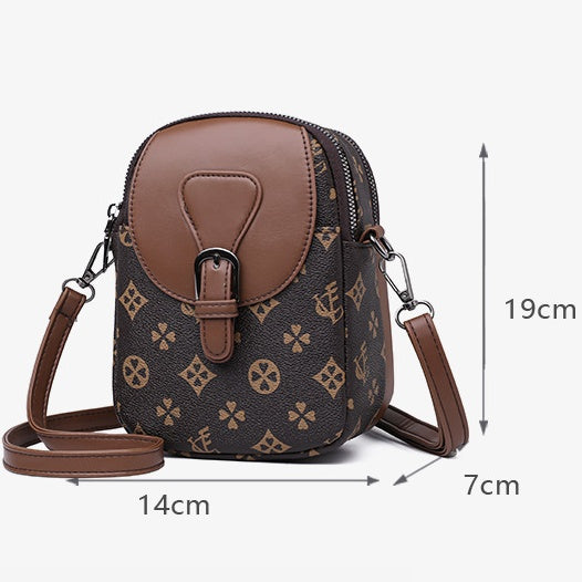 2025 Fashionable Mini Crossbody Phone Bag - Casual Chic Shoulder Bag for Women