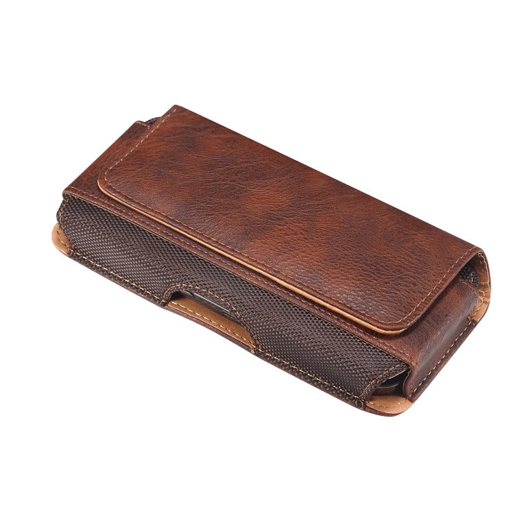 Upscale Leather Phone Holster with Belt Clip