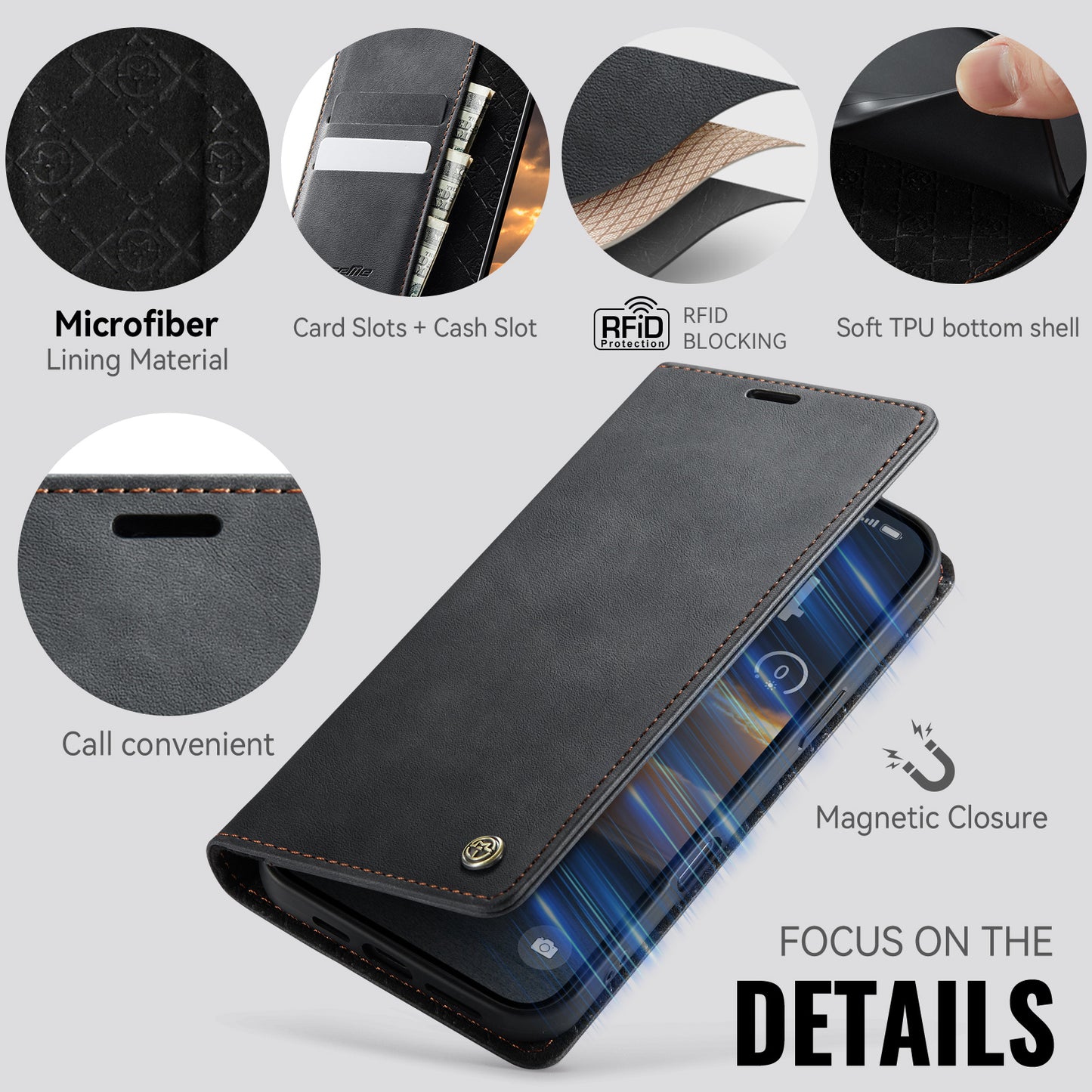 Luxury Retro Suede Leather Case for Samsung Galaxy A Series