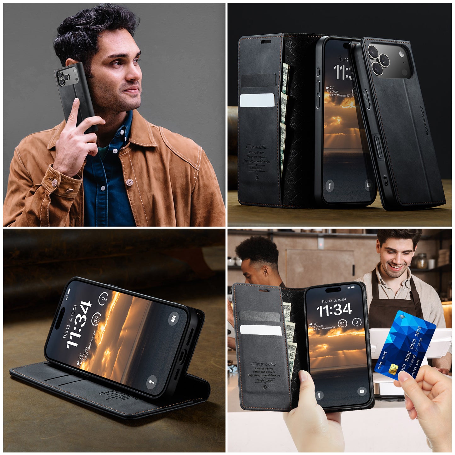 Luxury Retro Suede Leather Case for Samsung Galaxy A Series