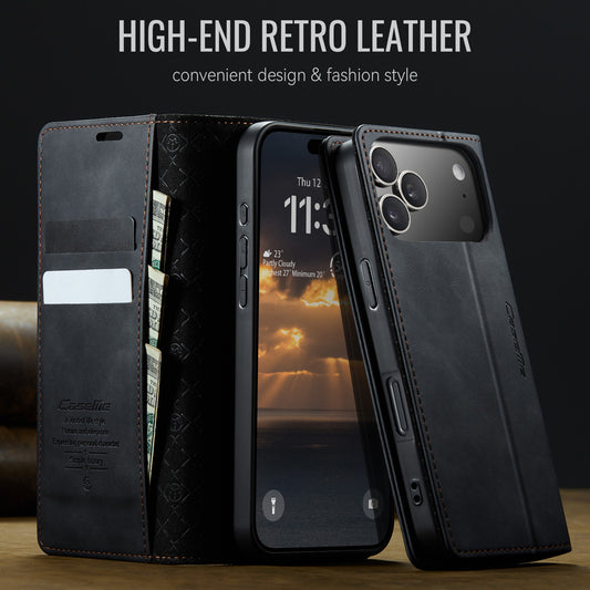 Luxury Retro Suede Leather  Case for iPhone