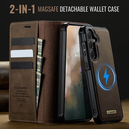 MagSafe 3-Slot Wallet Case for Samsung with RFID Shielding & Wireless Charging