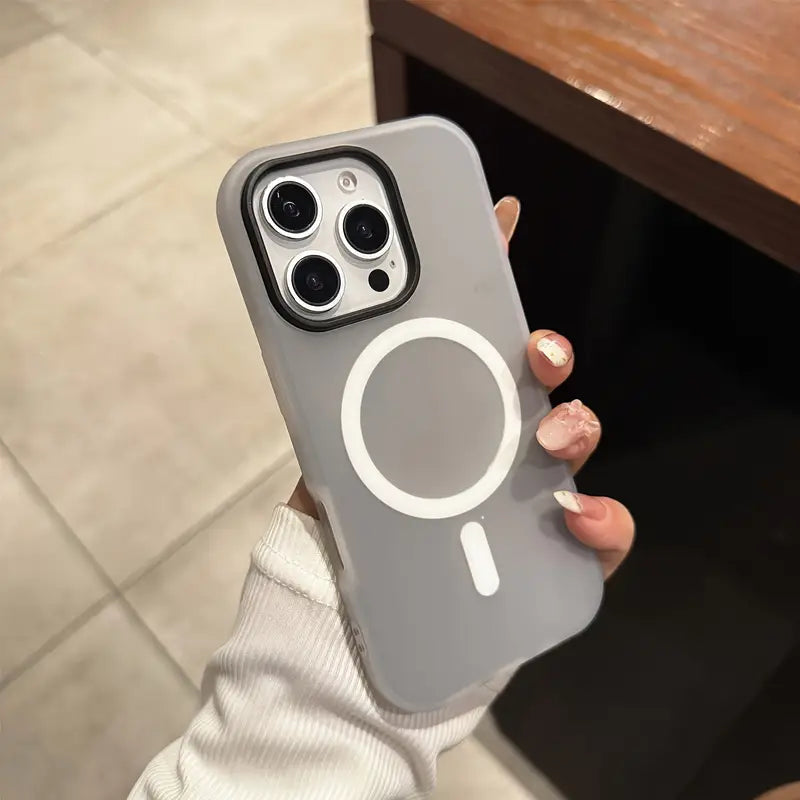 Matte Luxury Candy-Colored Phone Case for iPhone 17 | Shockproof & Magnetic Wireless Charging