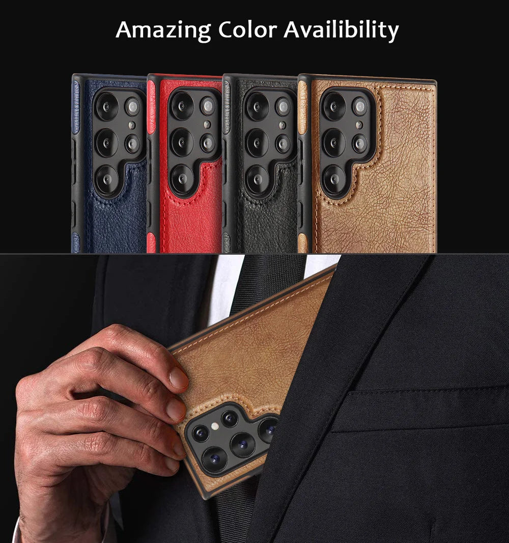 All-inclusive Leather Texture Phone Case