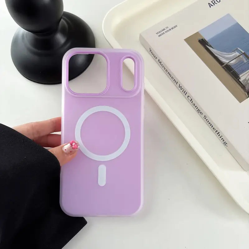 Matte Luxury Candy-Colored Phone Case for iPhone 17 | Shockproof & Magnetic Wireless Charging