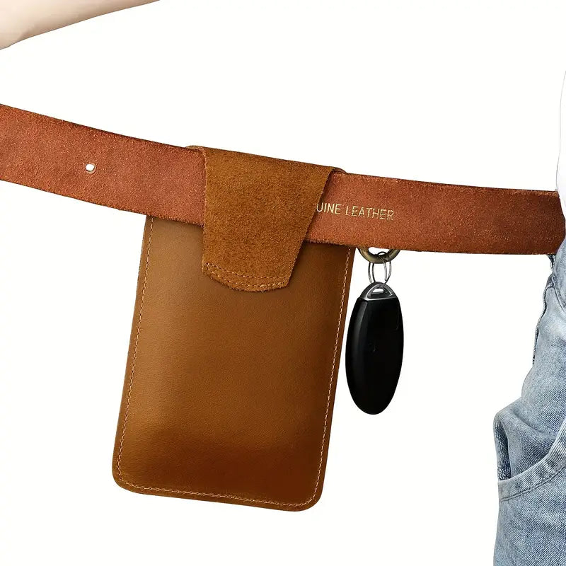 Vintage Cowhide Waist Bag