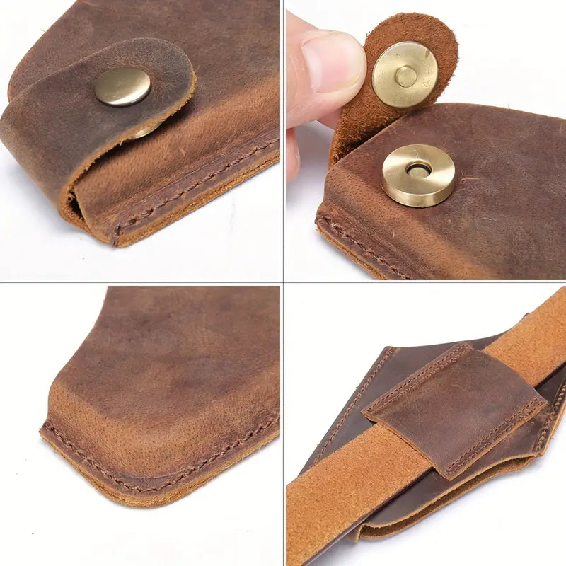 Ultra-thin Cowhide Waist Bag