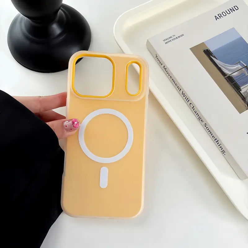 Matte Luxury Candy-Colored Phone Case for iPhone 17 | Shockproof & Magnetic Wireless Charging
