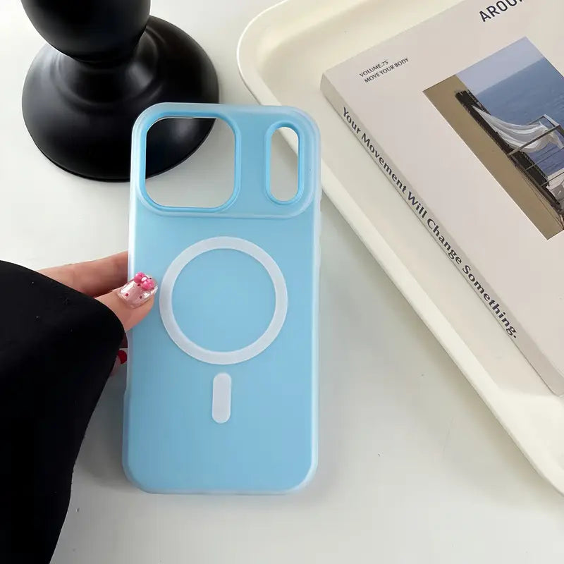 Matte Luxury Candy-Colored Phone Case for iPhone 17 | Shockproof & Magnetic Wireless Charging