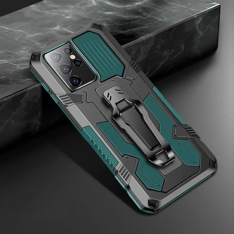 Armor Belt Clip Phone Case for Galaxy