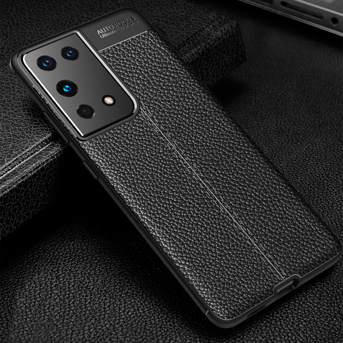 Ultralight Leather Texture Silicone Case for Samsung Galaxy