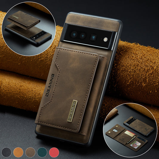 2 in 1 abnehmbare Brieftasche aus Leder für Google Pixel 