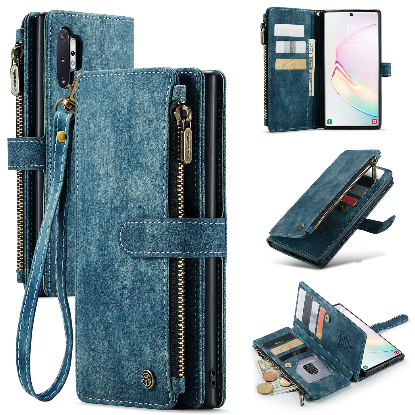 3-in-1 Functionality Durable Wallet Case for Samsung