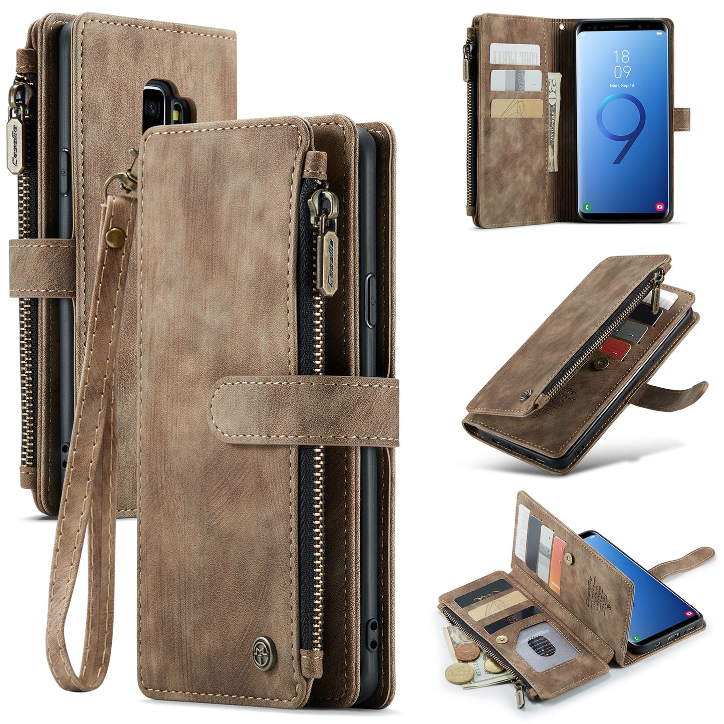 3-in-1 Functionality Durable Wallet Case for Samsung