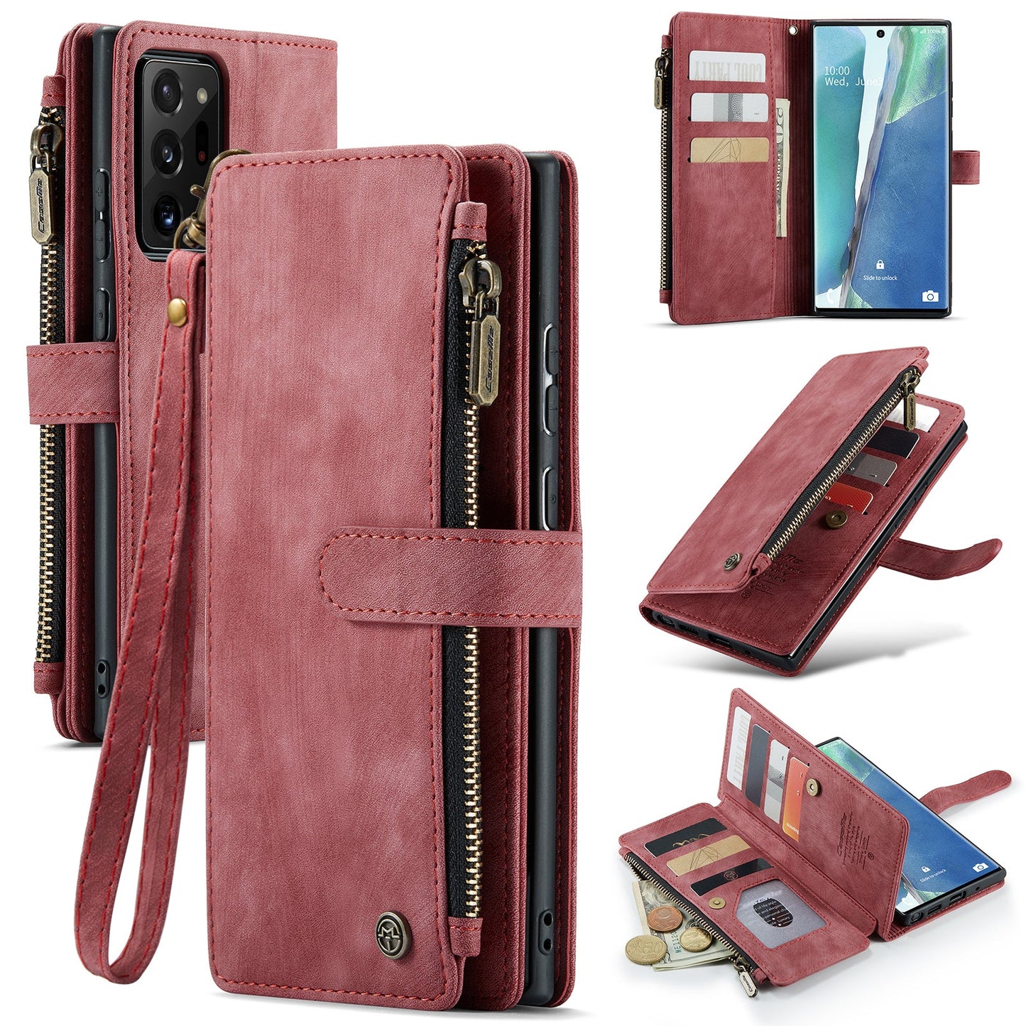 3-in-1 Functionality Durable Wallet Case for Samsung