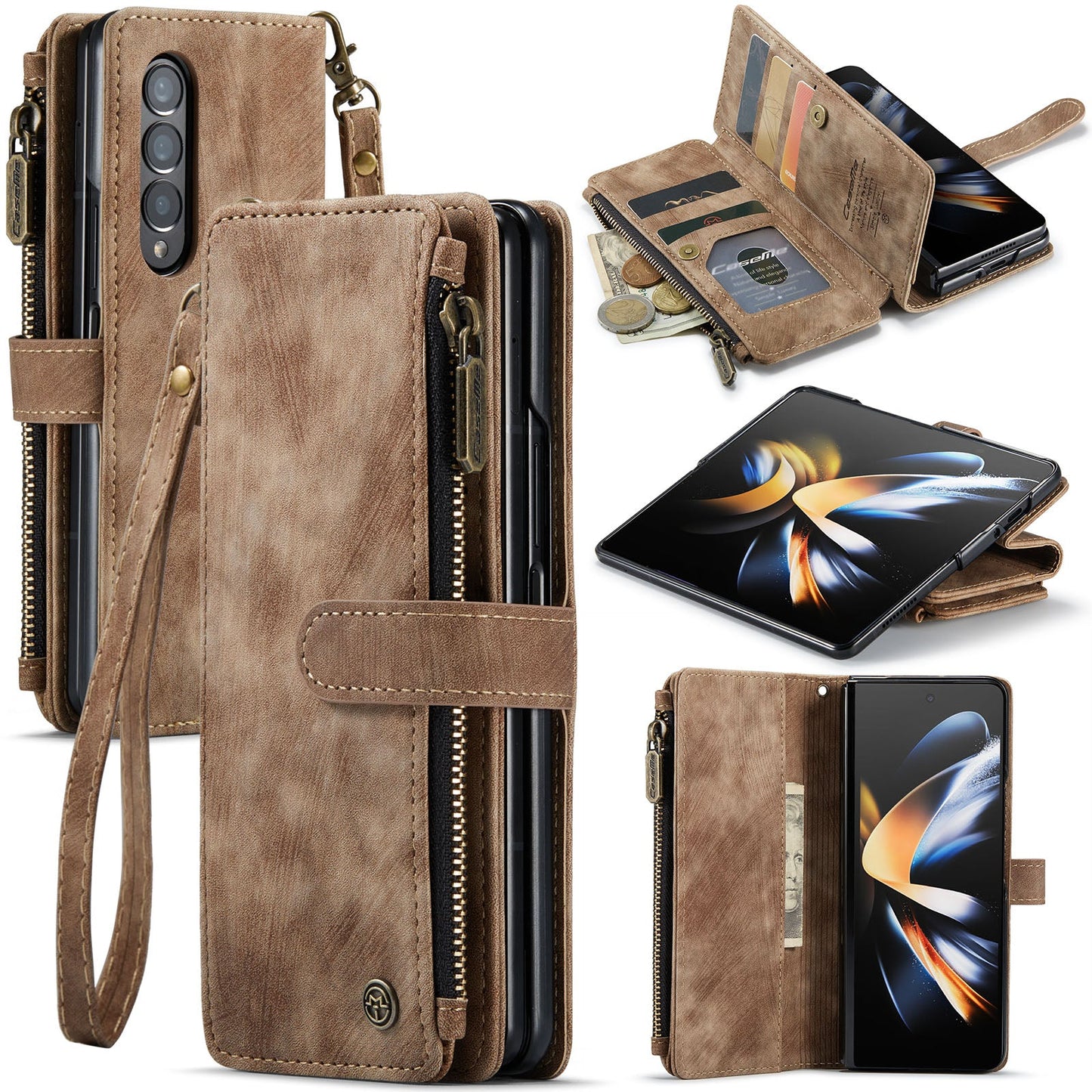 3-in-1 Functionality Durable Wallet Case for Samsung