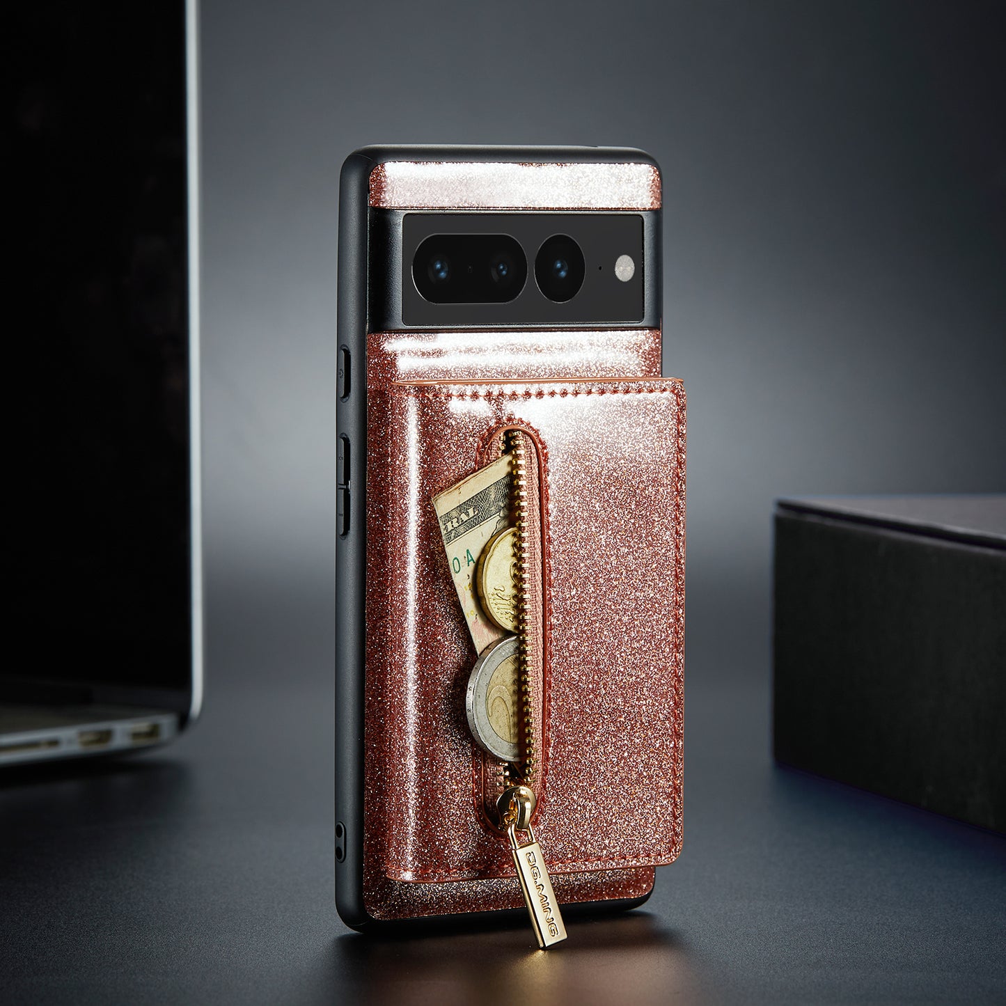 2 in 1 abnehmbare Brieftasche aus Leder für Google Pixel 