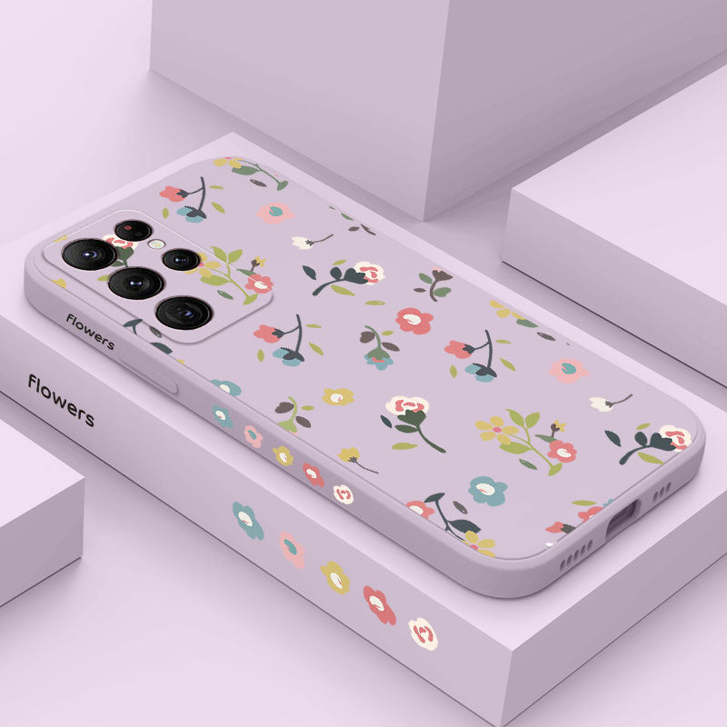 Tiny Flower Silicone Case For Samsung